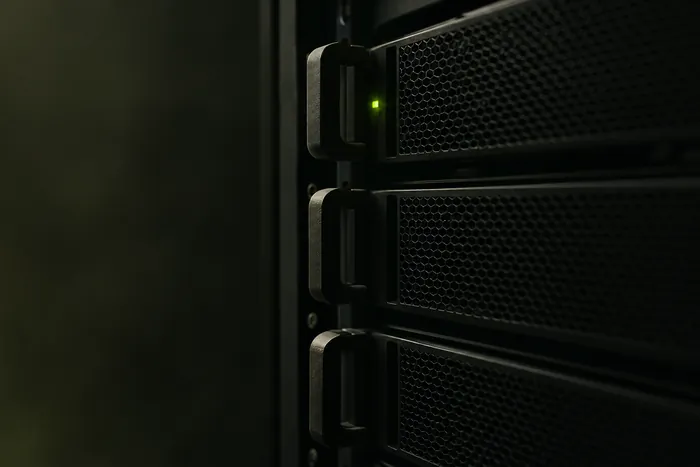 Server-Blades in einem Rack